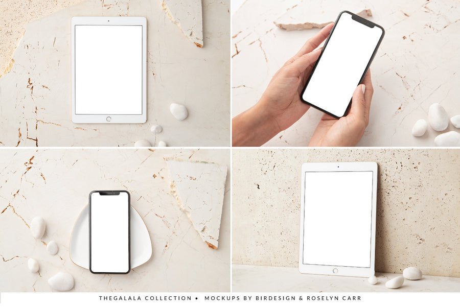 Galala Ipad & Iphone Mockups Collection | 12 Stock Images