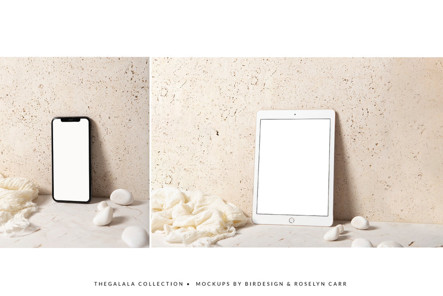 Galala Ipad & Iphone Mockups Collection | 12 Stock Images