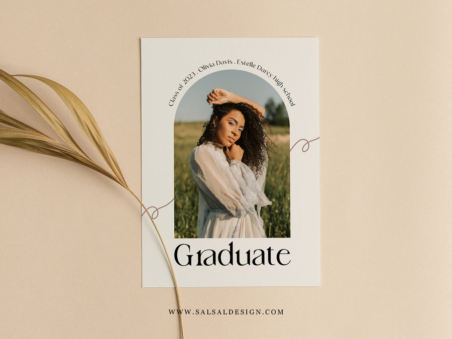 Graduation Announcement (5x7) Card - G397