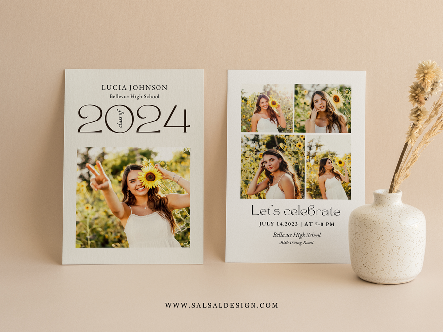 Graduation Announcement (5x7) Card - G404