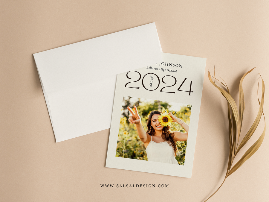 Graduation Announcement (5x7) Card - G404