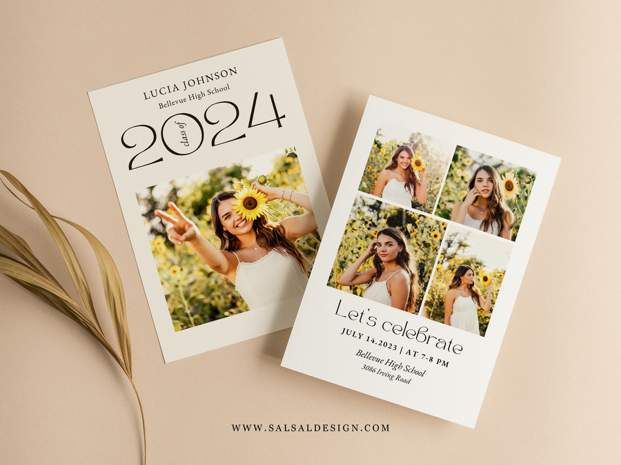 Graduation Announcement (5x7) Card - G404