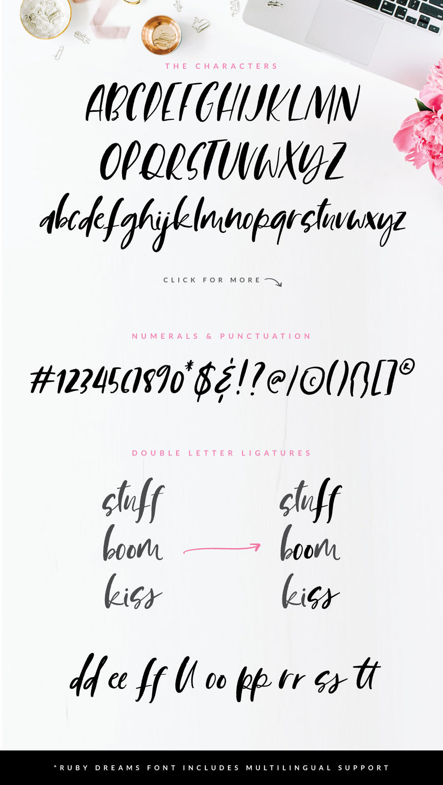 Ruby Dreams Font + Dingbats