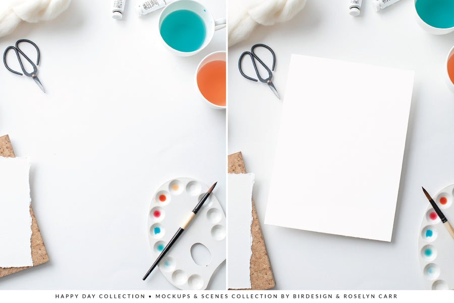 The Artist Mockups Collection | 5 Stock Images