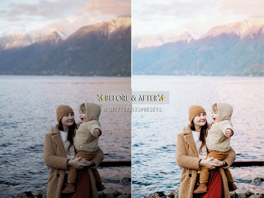 BRIGHT & AIRY Clean Natural Portrait Lightroom Presets