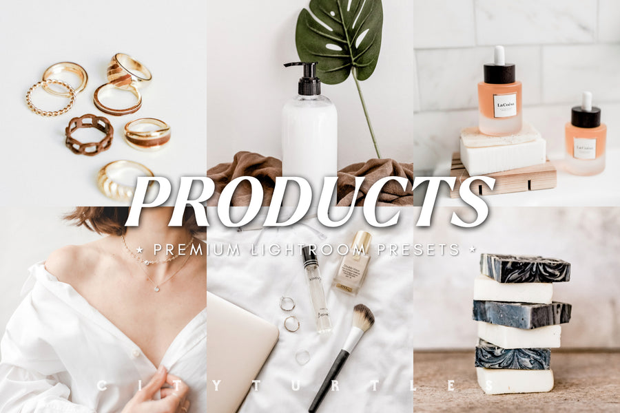 Clean White Product Photography Lightroom Presets