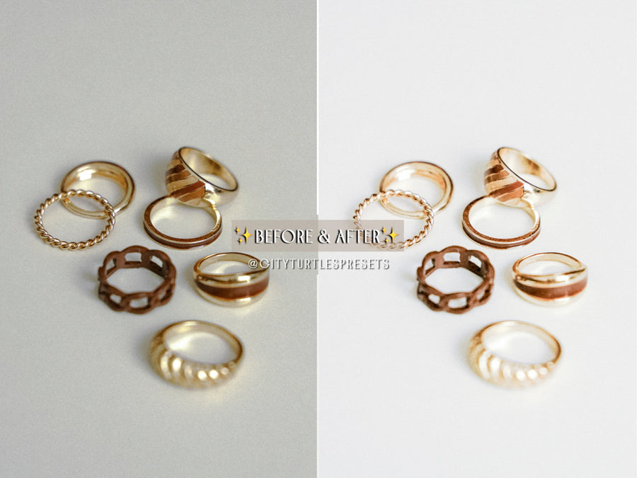Clean White Product Photography Lightroom Presets
