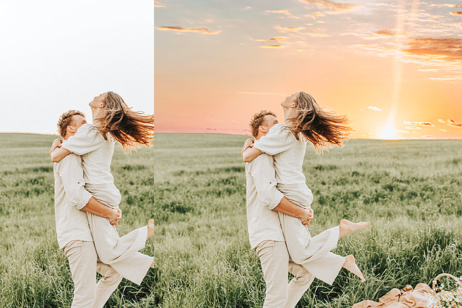 30 Dreamy Pastel Sky Photography Overlays