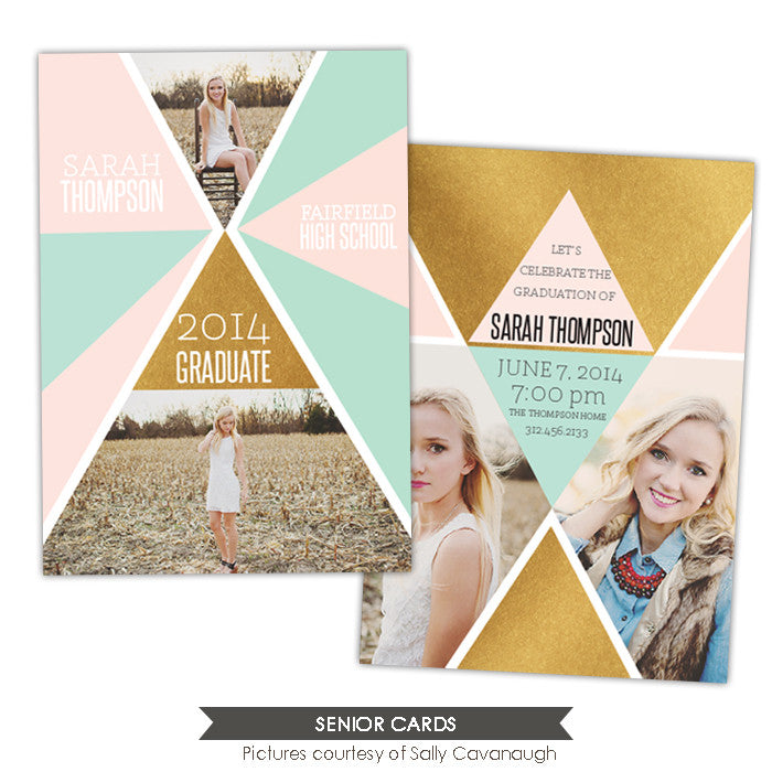 Grad announcement | Gold triangles