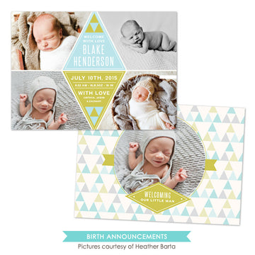 Birth Announcement | Diamond announcement