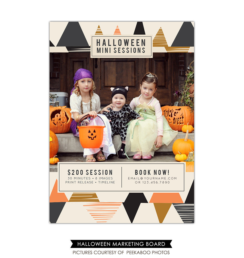 Photography Marketing board | Halloween minis