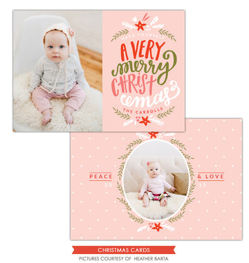 Christmas Photocard Template | Sweet Christmas