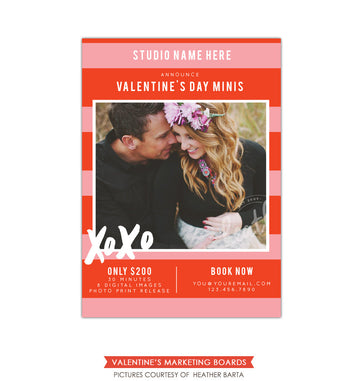 Photography Marketing board | First romance