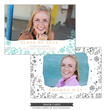 Grad announcement | Blooming days