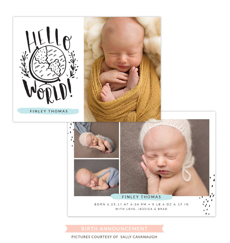 Birth Announcement | Hello hello