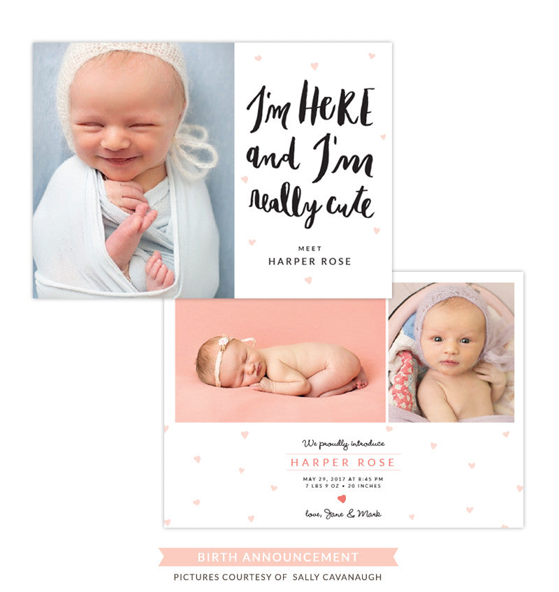 Birth Announcement | Finally here