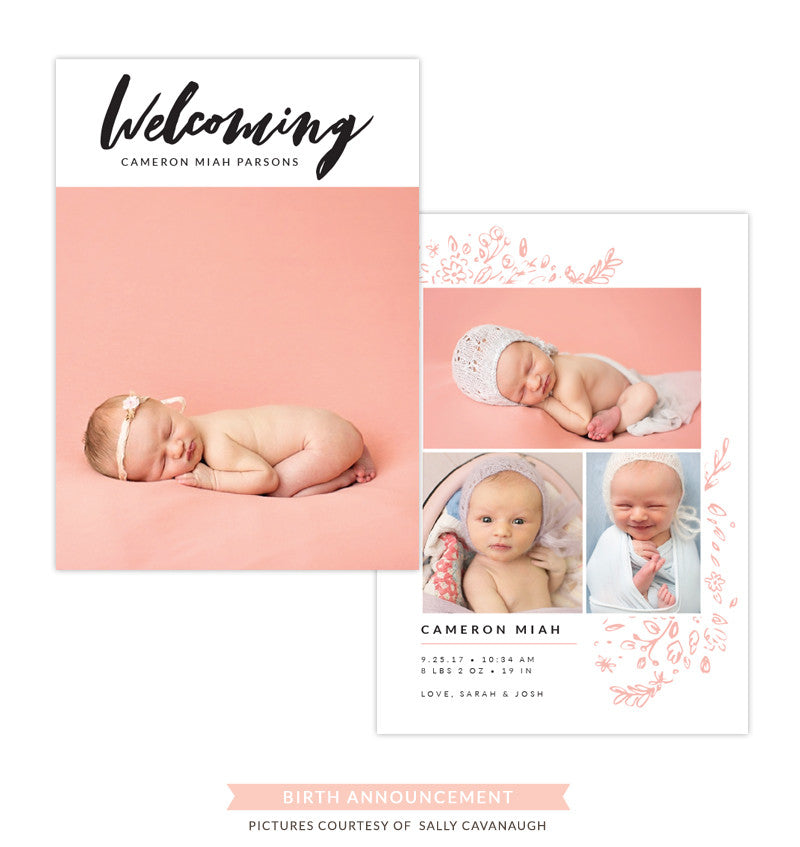 Birth Announcement | Welcoming baby