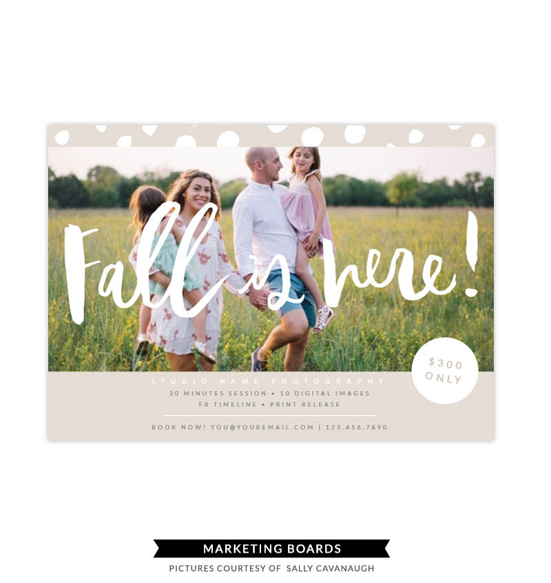 Fall Minis Marketing board | Diamond Fall