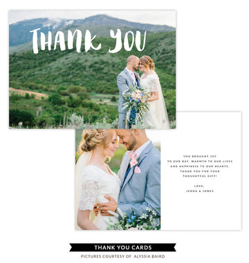 Thank You Card Template | New Beginning