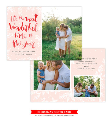 Christmas Photocard Template | Christmas Eve Laughter