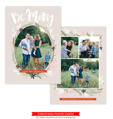 Christmas Photocard Template | Bright Star