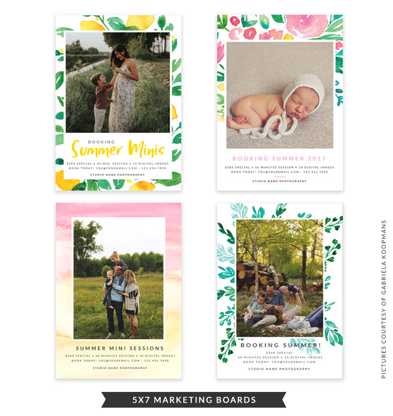 Summer Marketing Boards Bundle | Summer Whisper