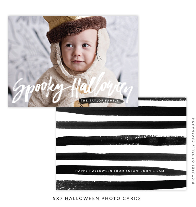 Halloween Photocard Template | Spooky Halloween