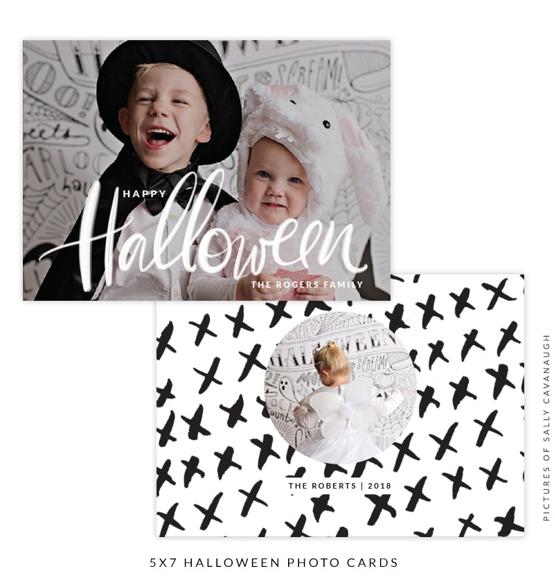 Halloween Photocard Template | Spooky Party