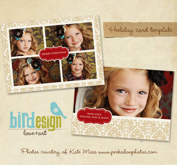 Holiday Photocard | Gold Garden 5x7