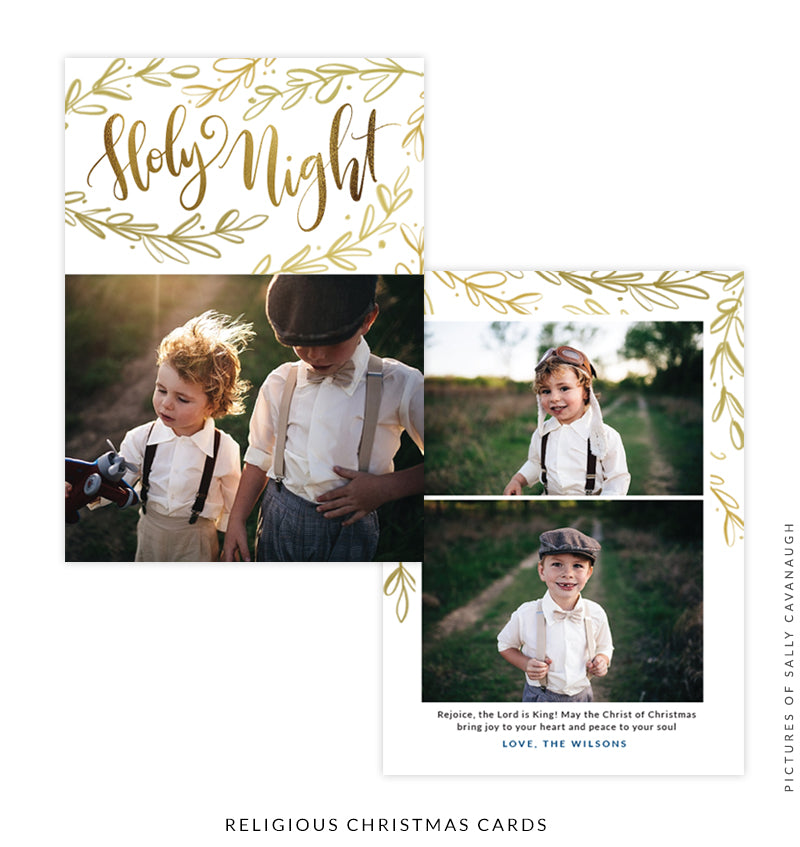 Christmas 5x7 Photo Card | Faith and Grace