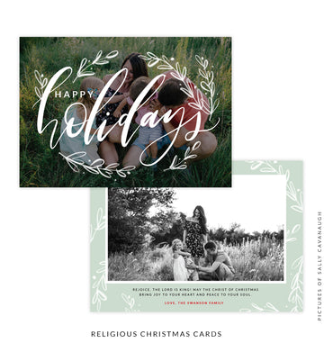 Christmas 5x7 Photo Card | Happy Holidays