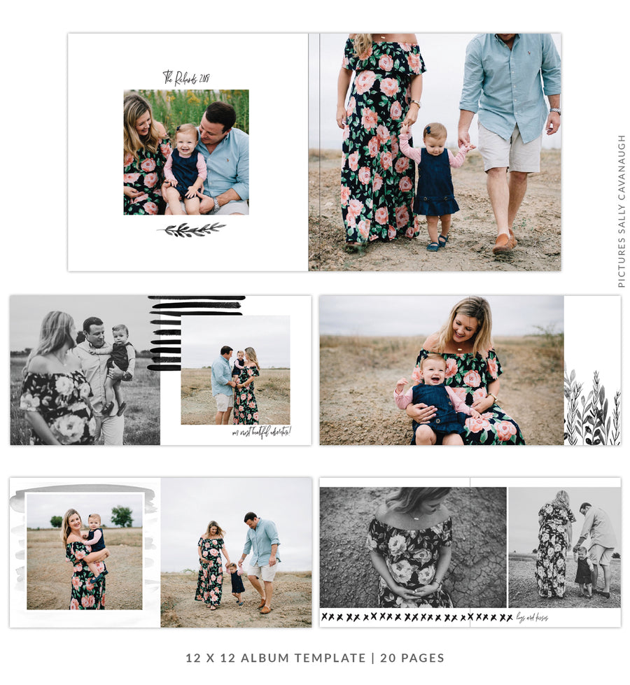 Family Treasure |  12x12 Album template