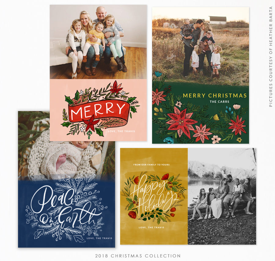 Christmas 5x7 Photo Card Bundle | Magic Lights