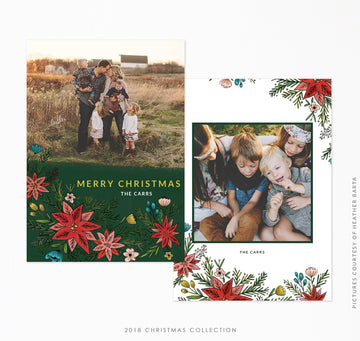 Christmas 5x7 Photo Card | Christmas Foliage