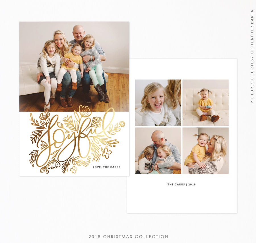 Christmas 5x7 Photo Card | Joyful Season