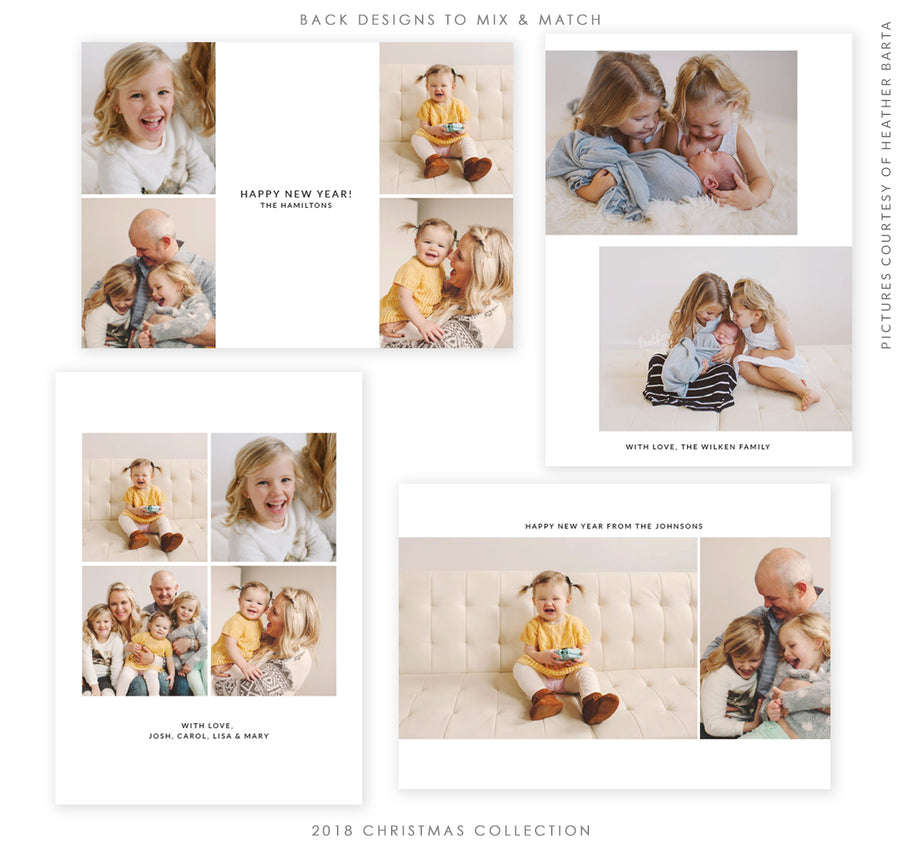 2018 Christmas 5x7 Photo Card Bundle | Brightest Season