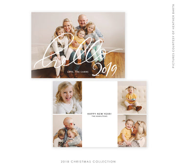 Christmas 5x7 Photo Card | Hello New Year