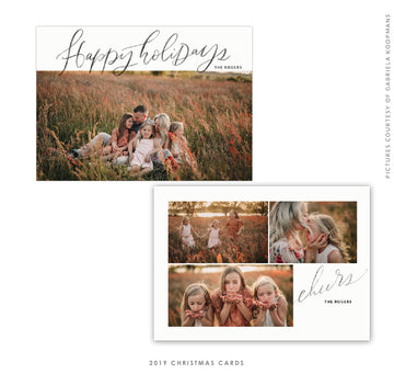 Christmas 5x7 Photo Card | Holiday Cheers