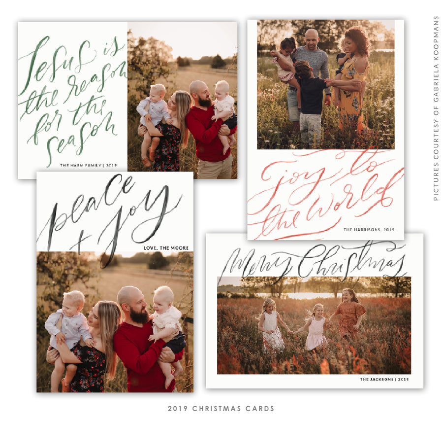 Christmas 5x7 Photo Card Bundle | World Light