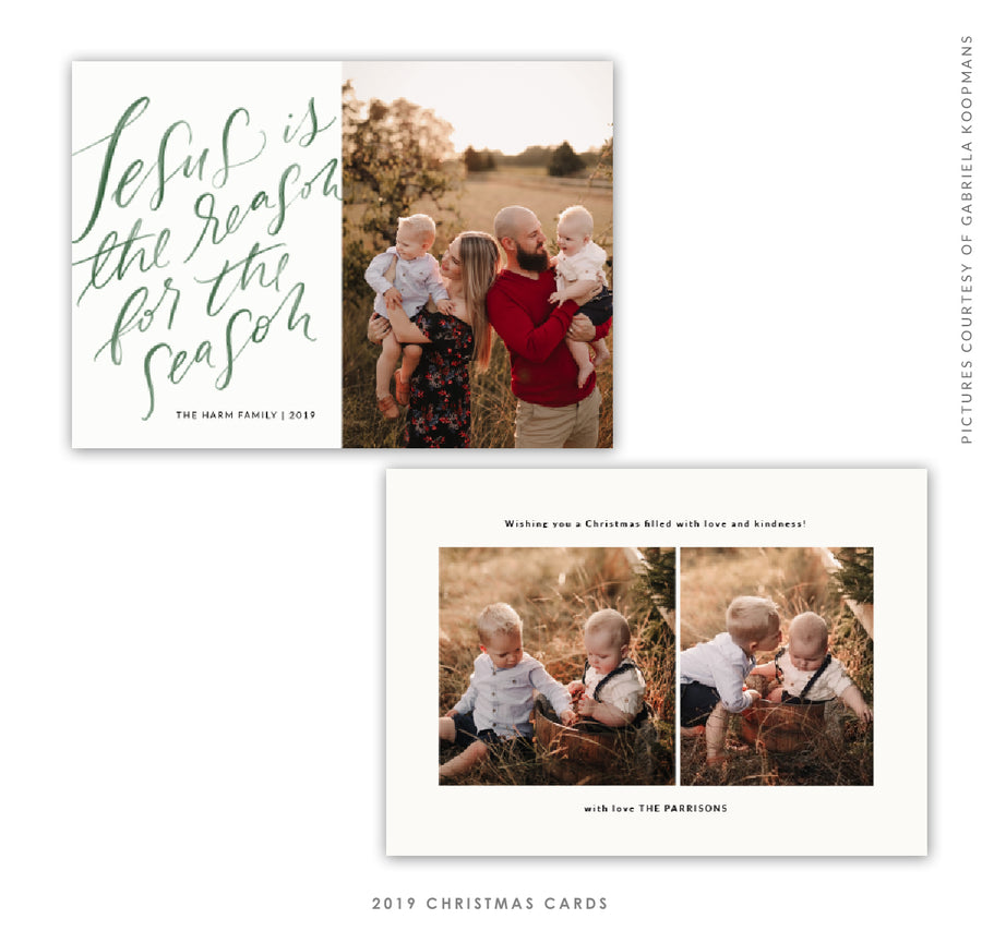 Christmas 5x7 Photo Card | The reason