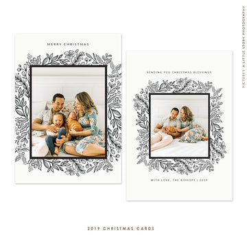 Christmas 5x7 Photo Card | Holiday Elegance