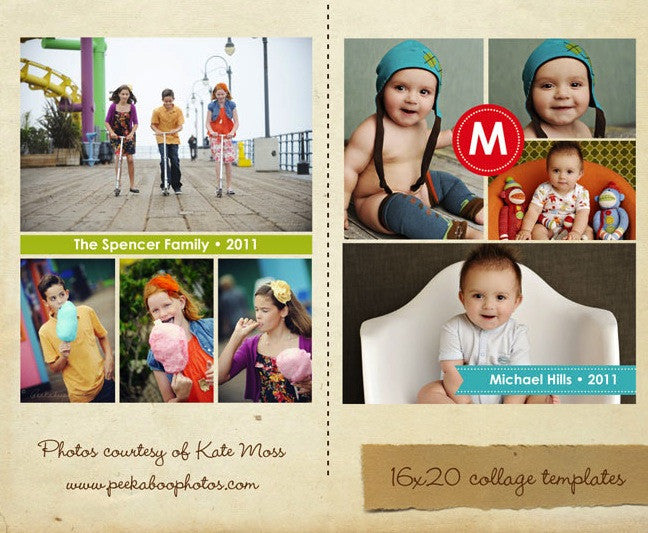 16x20 collages & blog boards bundle | Collection I