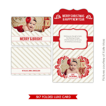 Holiday Ornate Photocard | Natural love