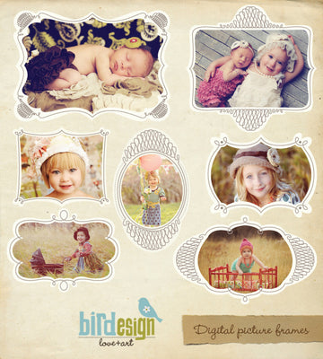 Royal portraits | Digital frames set