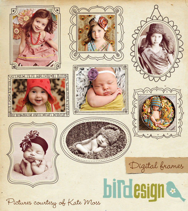 PSD digital frames for photographers