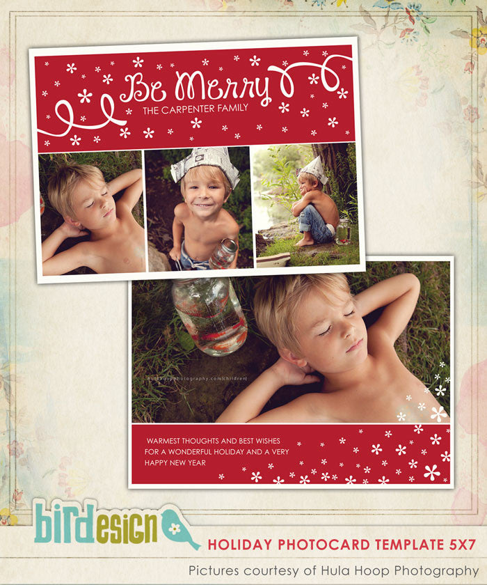 Holiday Photocard Template | Christmas Dream