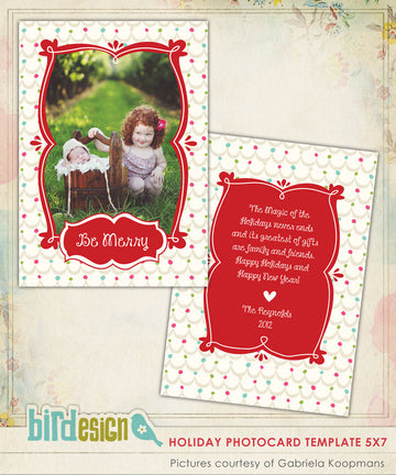 Holiday Photocard Template | Magic Season