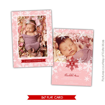 Holiday Photocard Template | Snow dreams