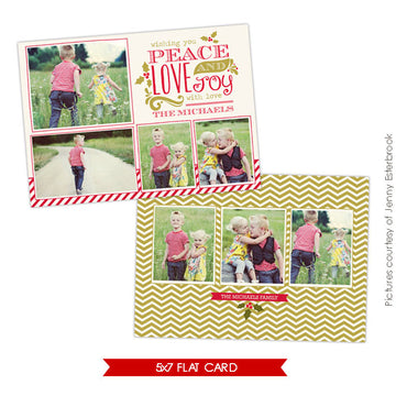 Holiday Photocard Template | Joyful year