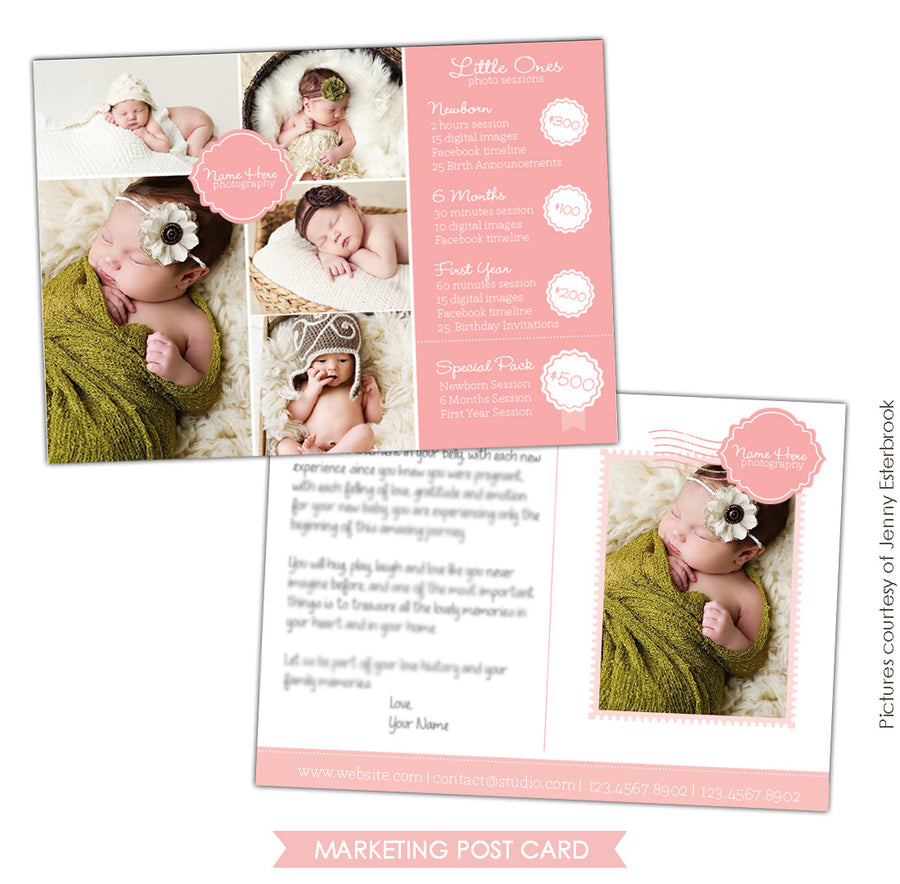 Photography Marketing Postcard | Little Ones